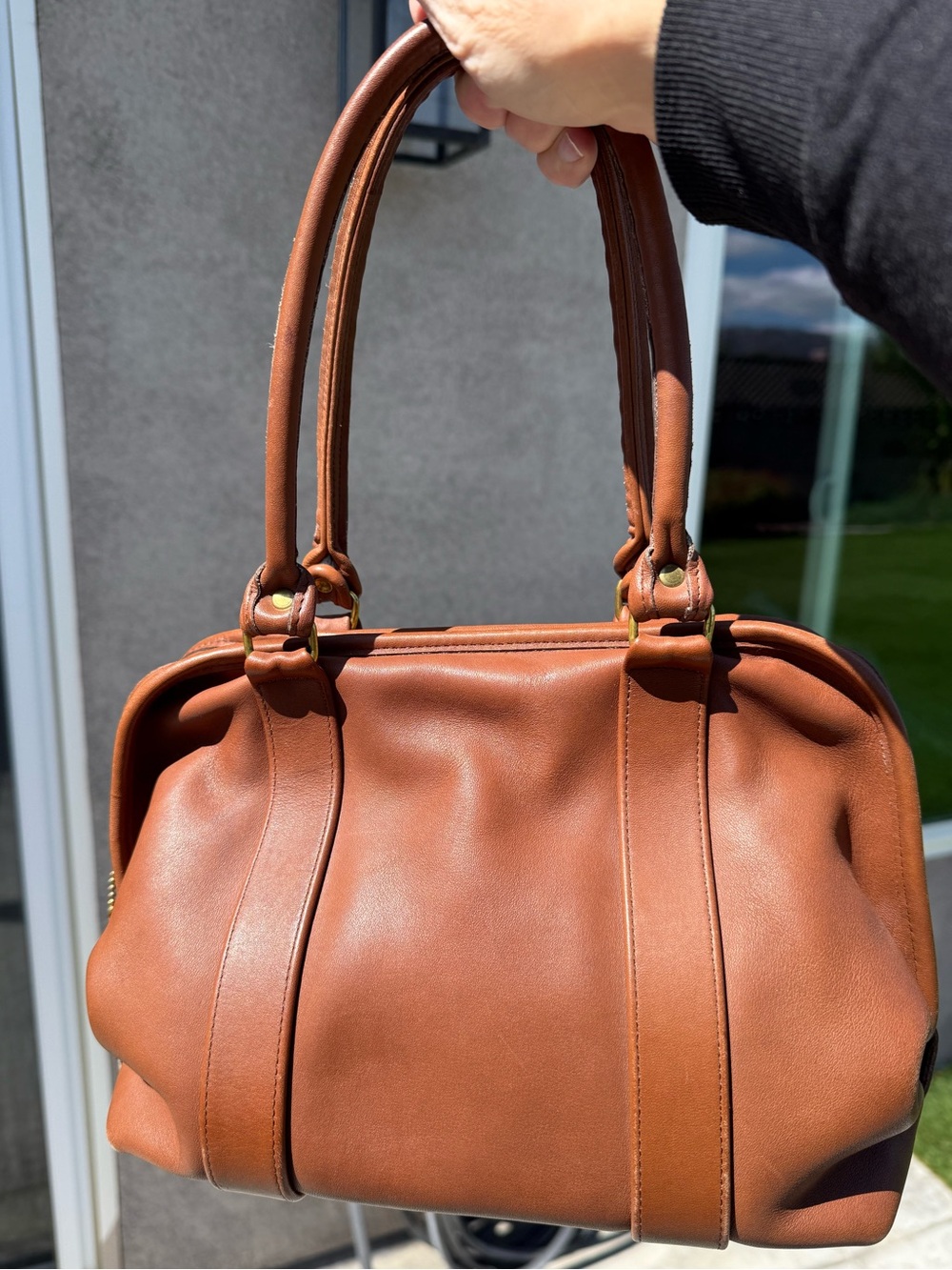 Coach Vintage Soft Satchel in British Tan - Doctors Satchel Boston Bag style